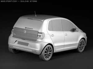 Volkswagen Fox 2010 3D Model
