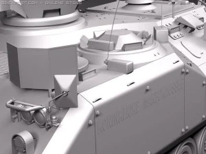 네덜란드 YPR765 3D 모델