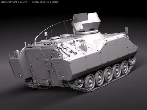 네덜란드 YPR765 3D 모델