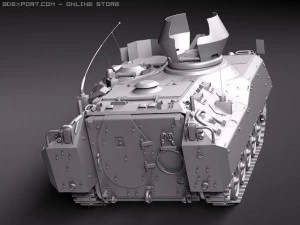 네덜란드 YPR765 3D 모델