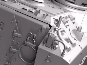 네덜란드 YPR765 3D 모델