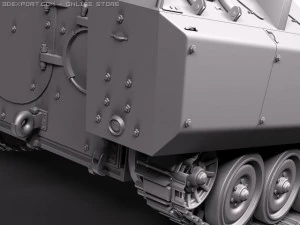 네덜란드 YPR765 3D 모델