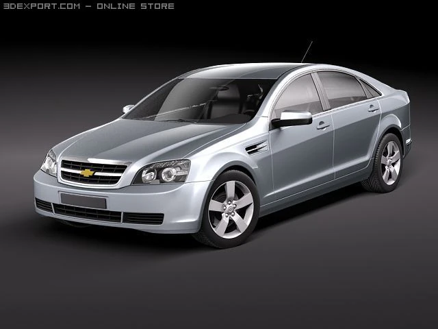 Chevrolet Caprice 2011 3D Model .c4d .max .obj .3ds .fbx .stl .blend 
