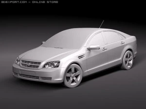 Chevrolet Caprice 2011 3D Model