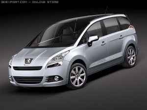 Peugeot 5008 3D Model
