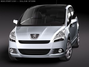 Peugeot 5008 Modèle 3D