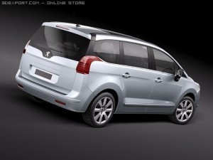 Peugeot 5008 Modèle 3D