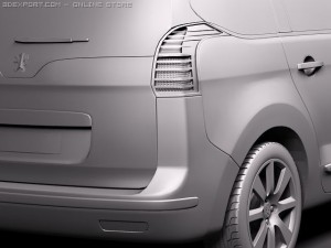 Peugeot 5008 Modèle 3D