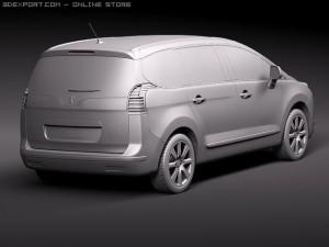 Peugeot 5008 Modèle 3D