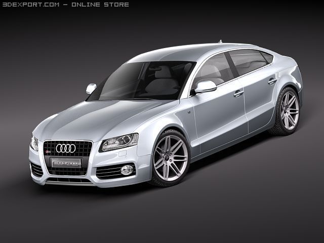 Audi S5 Sportback 2011 3Dモデル .c4d .max .obj .3ds .fbx .stl .blend 