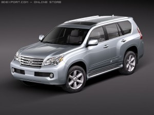 Lexus GX 460 2010 SUV 3D Model