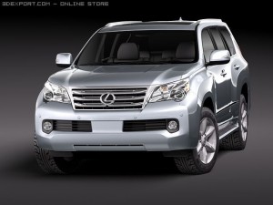 Lexus GX 460 2010 SUV 3D Model