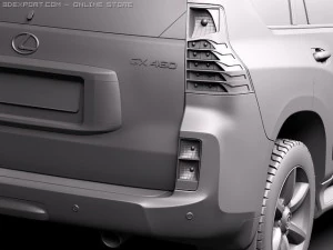 Lexus GX 460 2010 SUV 3D Model
