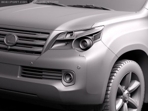 Lexus GX 460 2010 SUV 3D Model