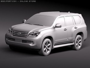 Lexus GX 460 2010 SUV 3D Model