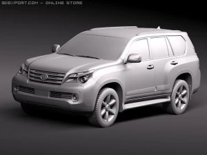 Lexus GX 460 2010 SUV 3D Model