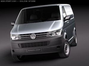 Volkswagen Transporter T5 2010 Model 3D