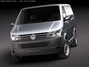 Volkswagen Transporter T5 2010 3D Model