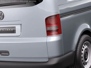 Volkswagen Transporter T5 2010 3D Model