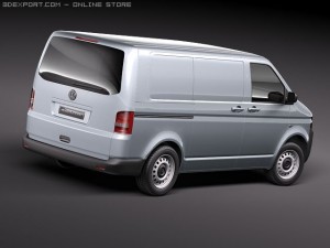 Volkswagen Transporter T5 2010 Model 3D
