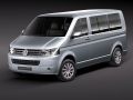 Volkswagen Caravelle Multivan T5 2010 Modello 3D