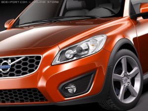 Volvo C30 2010 3D 模型