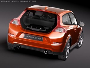 Volvo C30 2010 3D 模型