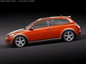 Volvo C30 2010 3D 模型