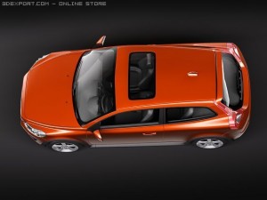 Volvo C30 2010 3D 模型