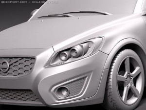 Volvo C30 2010 3D 模型