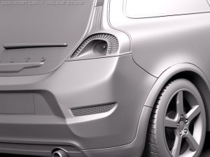Volvo C30 2010 3D 模型