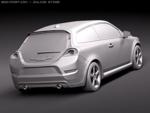 Volvo C30 2010 3D 模型