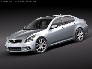 Infiniti G37 Sed&atilde; 2010 Modelo 3D