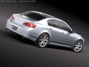 Infiniti G37 Sedan 2010 Modello 3D