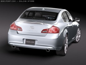 Infiniti G37 Sedan 2010 Modello 3D