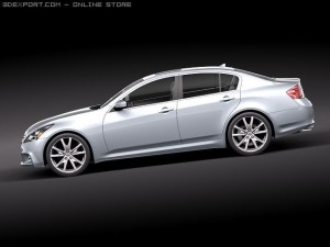 Infiniti G37 Sedan 2010 Modello 3D