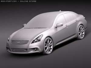 Infiniti G37 Sedan 2010 Modello 3D