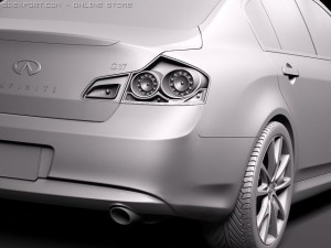 Infiniti G37 Sedan 2010 Modello 3D