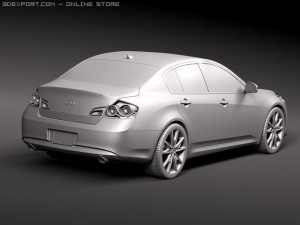 Infiniti G37 Sedan 2010 Modello 3D