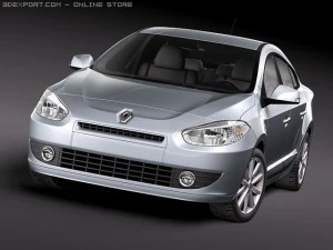 Renault Fluence 2010 3D Model