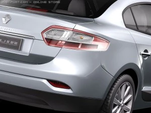 Renault Fluence 2010 3D Model