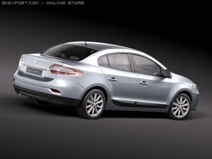 Renault Fluence 2010 3D Model