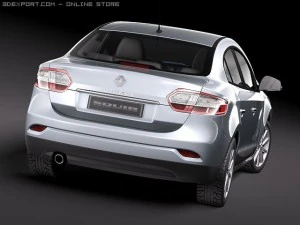 Renault Fluence 2010 3D Model