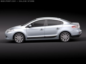 Renault Fluence 2010 3D-Modell