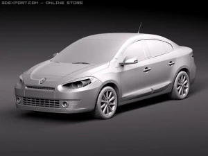 Renault Fluence 2010 3D Model