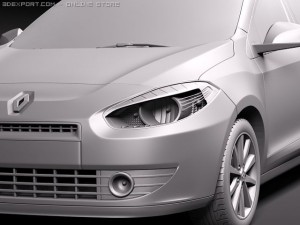 Renault Fluence 2010 3D-Modell
