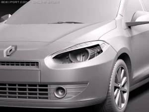 Renault Fluence 2010 3D Model