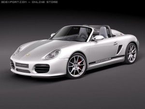 Porsche boxster spyder 2010 3D मॉडल