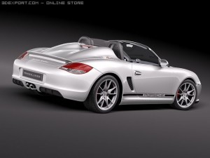 Porsche boxster spyder 2010 Model 3D