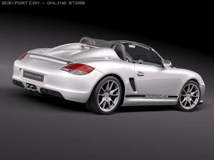 Porsche boxster spyder 2010 3D Model